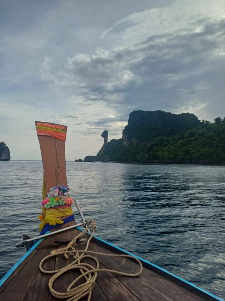 A sunset view at Chicken Island.